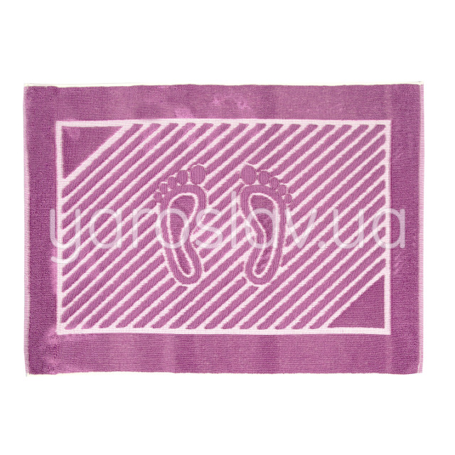 Mata do kąpieli frotte Bambus fioletowy 50x70 cm TM Yaroslav